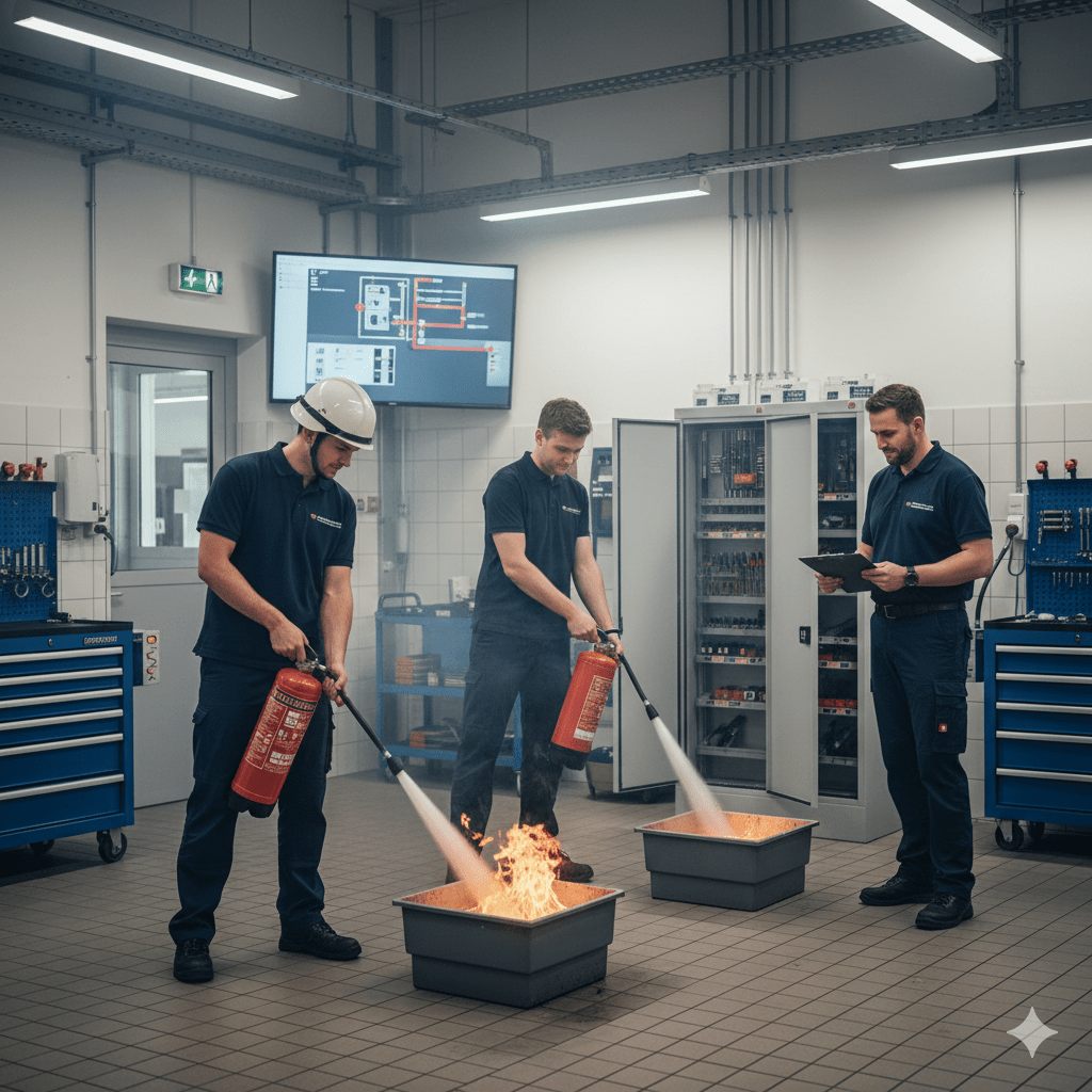 Brandschutz in der Werkstatt: Gefahren & Schutzziele